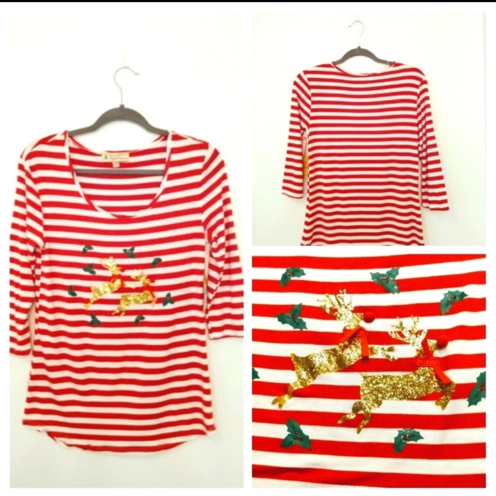 NWT - Wishing You a Very Magical Season size Med Christmas top.